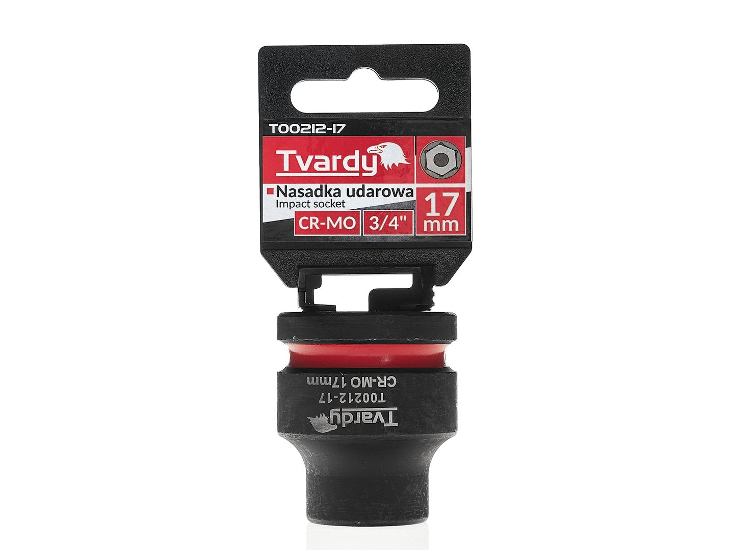 Cheie tubulara de impact in 6 puncte, 3 / 4", 17 mm, Tvardy T00212-17