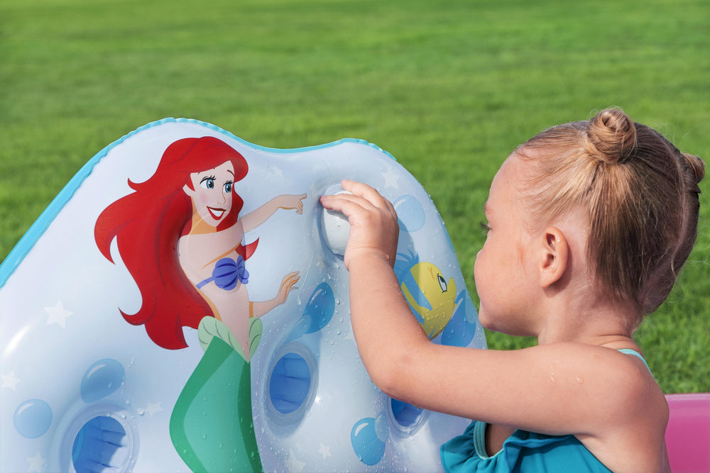 Loc de joaca gonflabil Bestway Disney Princess Enchanted Palace, 221 x 193 x 140 cm, 160 l, Lean 22597