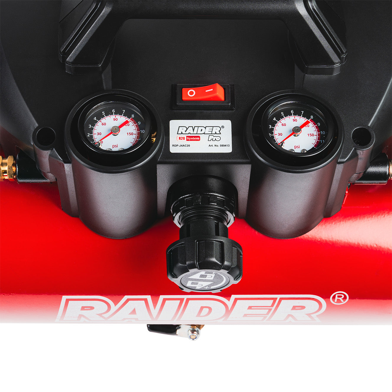 Compresor de aer RDP-J4AC20 Solo (fara acumulator si incarcator), 4 l, 32 l / min, 8 bar, Raider 089413