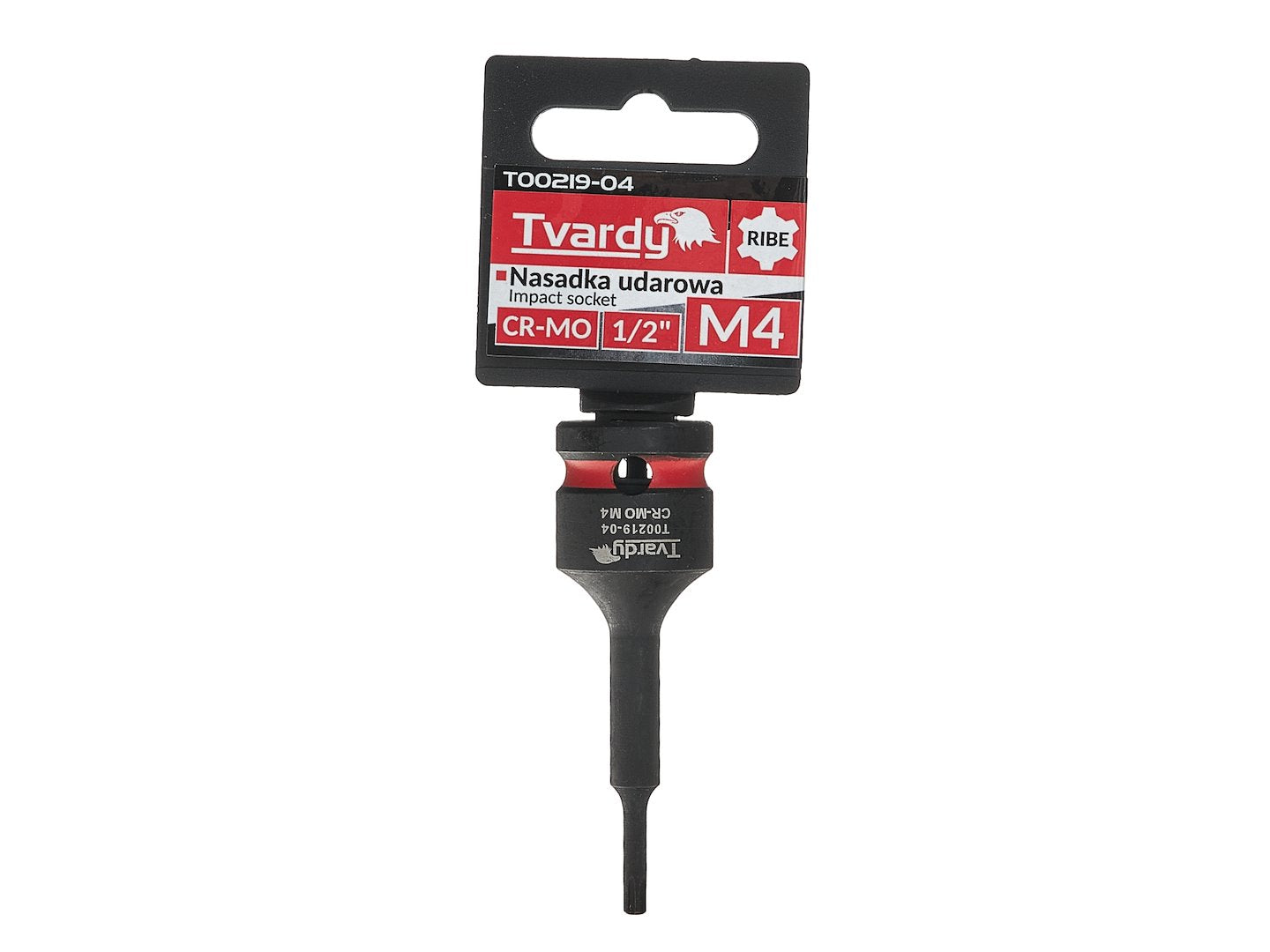 Cheie tubulara de impact RIBE 1 / 2", M4, Cr-Mo, Tvardy T00219-04