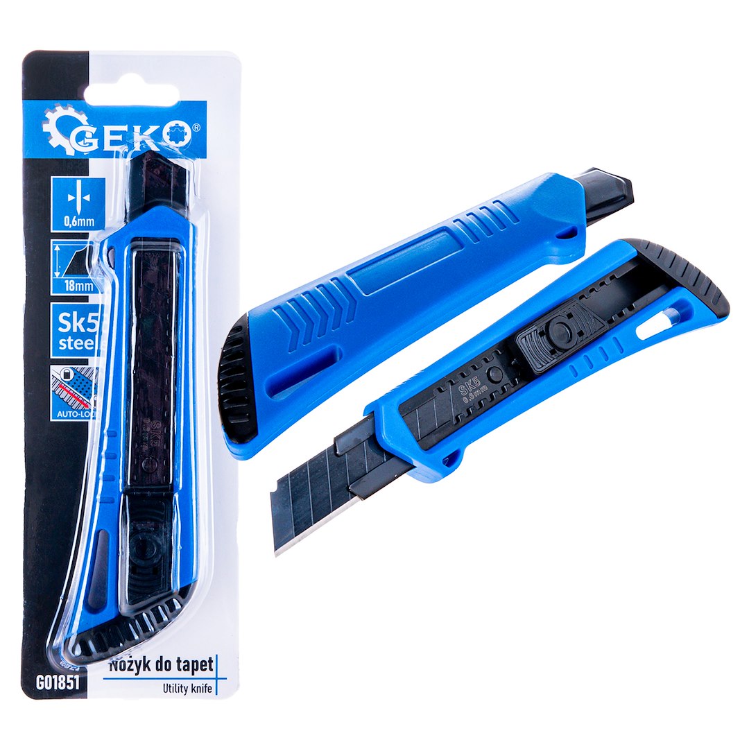 Cutter multifunctional, 100 x 18 x 0.5 mm, Geko G01851