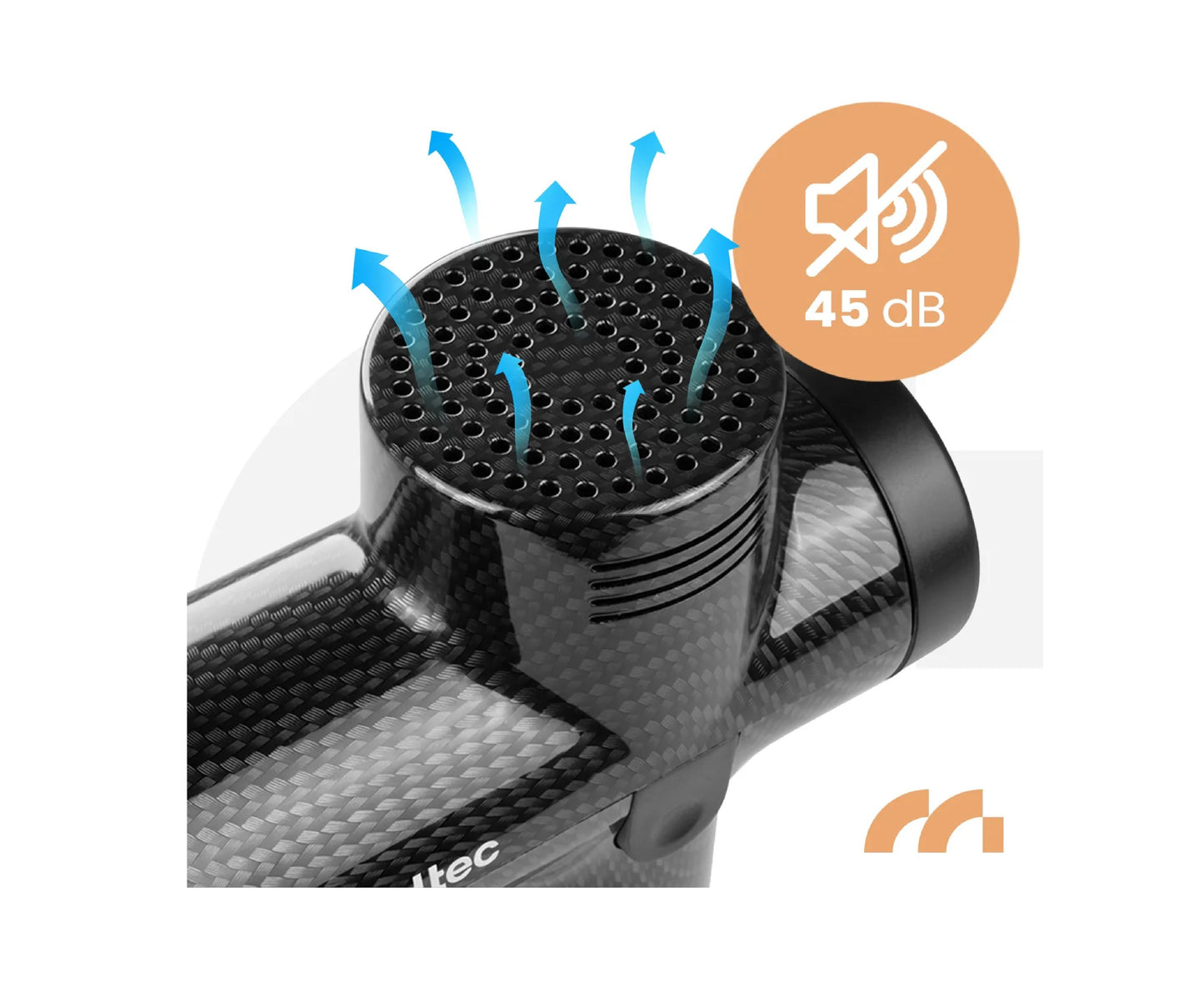 Pistol de masaj cu capete 10 capete interschimbabile, afisaj LCD, MalTec 113856