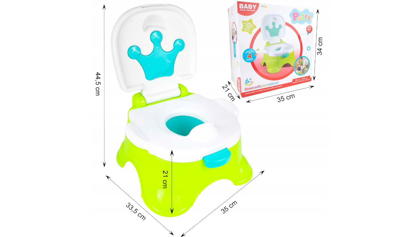 Olita interactiva 4 in 1 cu muzica, verde, MalPlay 108686