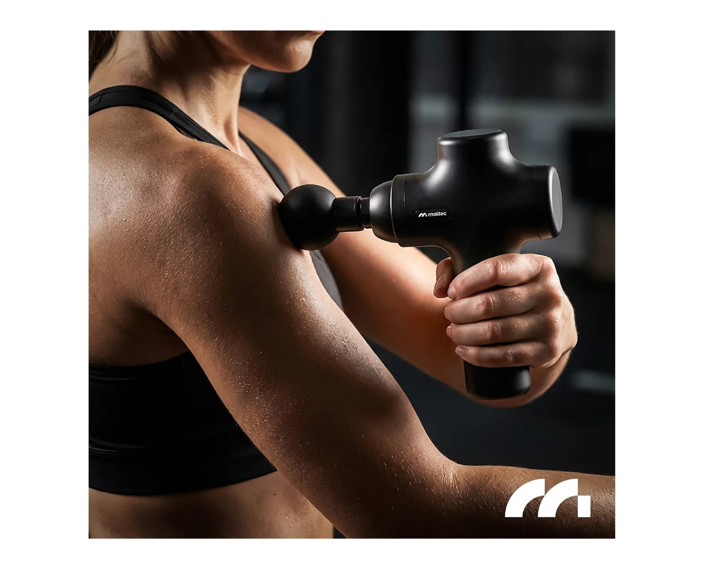 Pistol de masaj cu 6 capete interschimbabile, 4 viteze, MalTec 113859