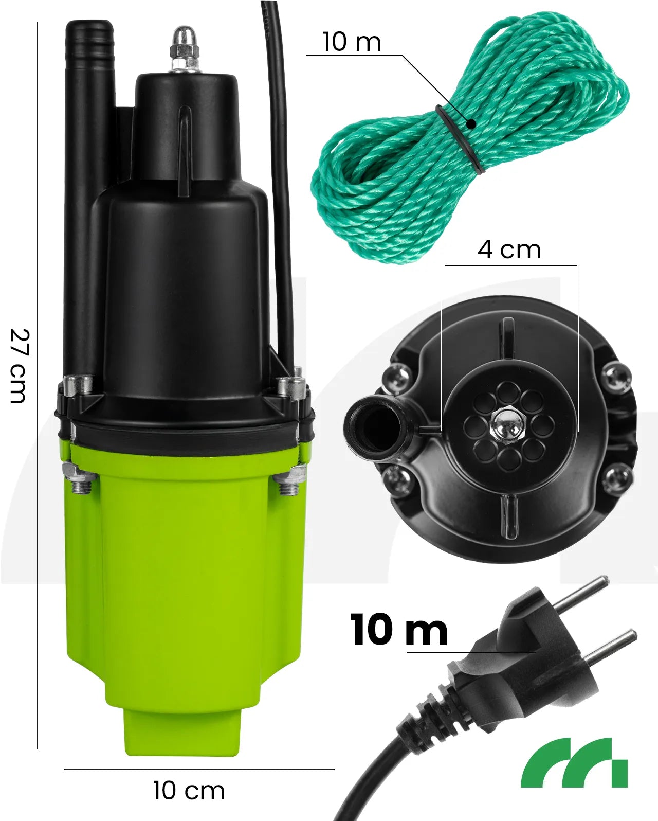 Pompa de apa submersibila, 1080 l / h, 480 W, MalTec 112723