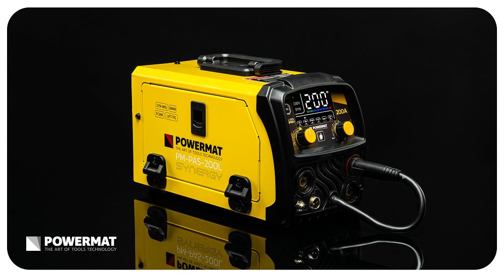Aparat de sudura tip invertor MIG / MAG PM-PAS-200L, 200 A, Powermat PM1556