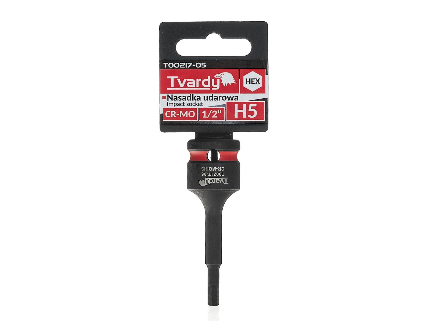 Cheie tubulara de impact HEX 1 / 2", H5, Cr-Mo, Tvardy T00217-05