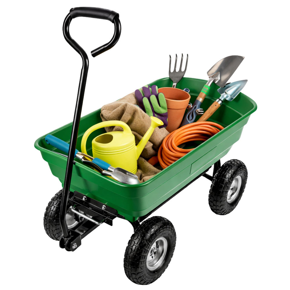 Carucior de gradina cu platforma detasabila, 930 x 500 x 510 mm, capacitate maxima 120 kg, Lean 26736