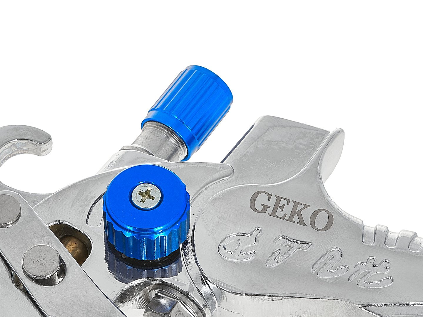 Pistol de vopsit HVLP cu 4 duze, 1.4 / 1.7 / 2.0 / 2.5, Geko G03121