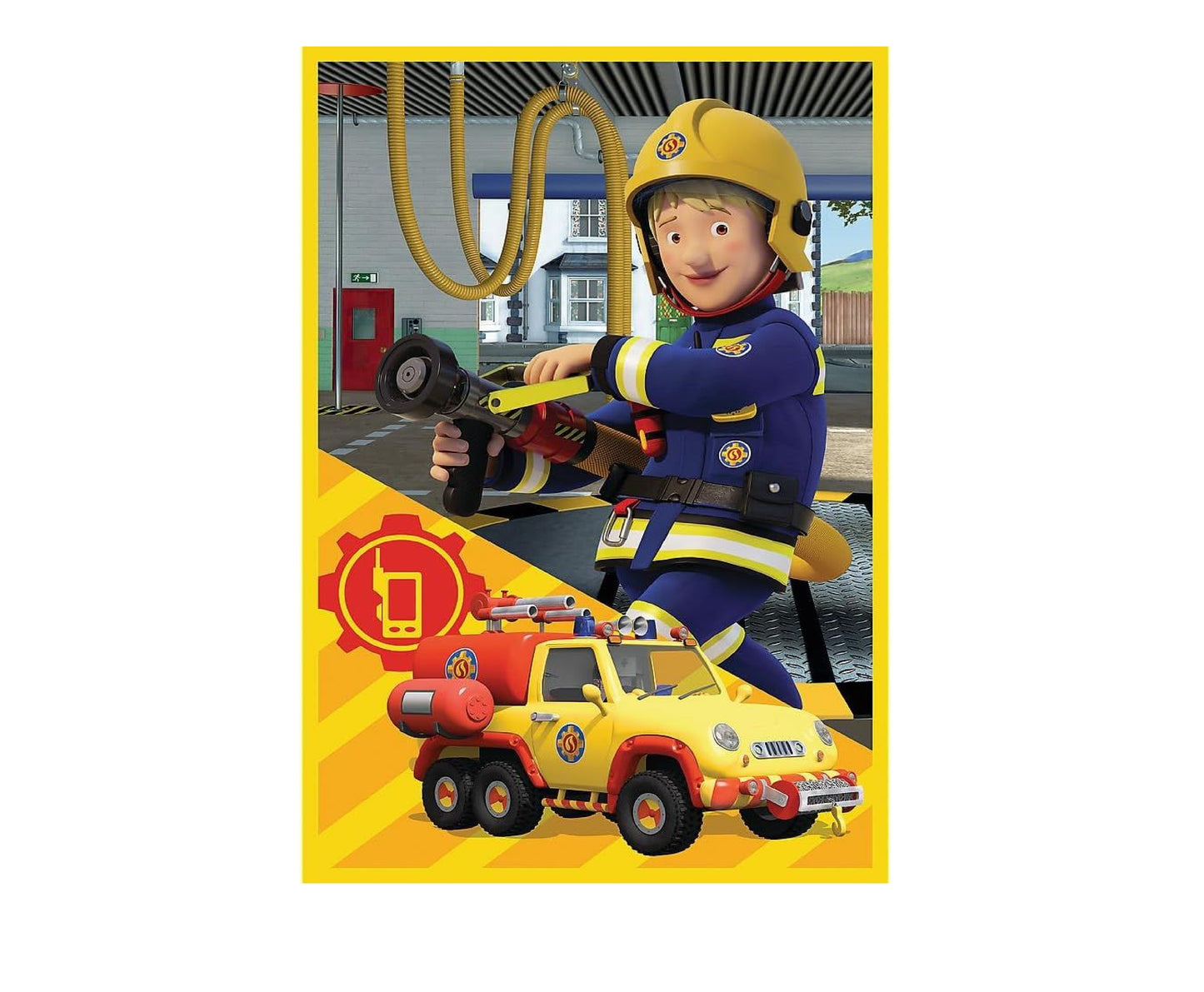 Puzzle Trefl set 3 x 50 elemente, Pompierul Sam, Lean 26370