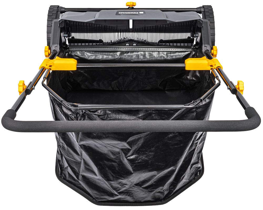 Colector manual de frunze PM-ZDL-530M, 0-40 mm, latime de lucru 530 mm, capacitate cos 100 l, Powermat PM1391