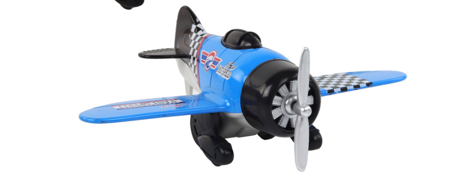 Avion de jucarie motorizat, 15.5 x 12 x 5 cm, Lean 16526