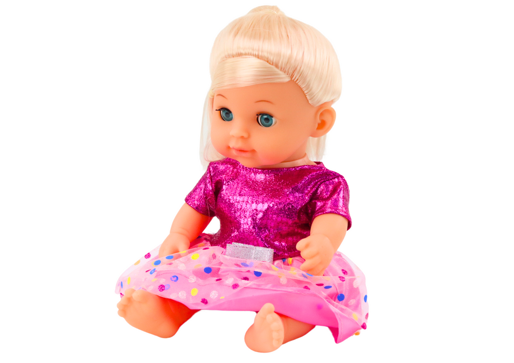 Papusa roz cu accesorii, 28 x 14 x 9 cm, Lean 19567