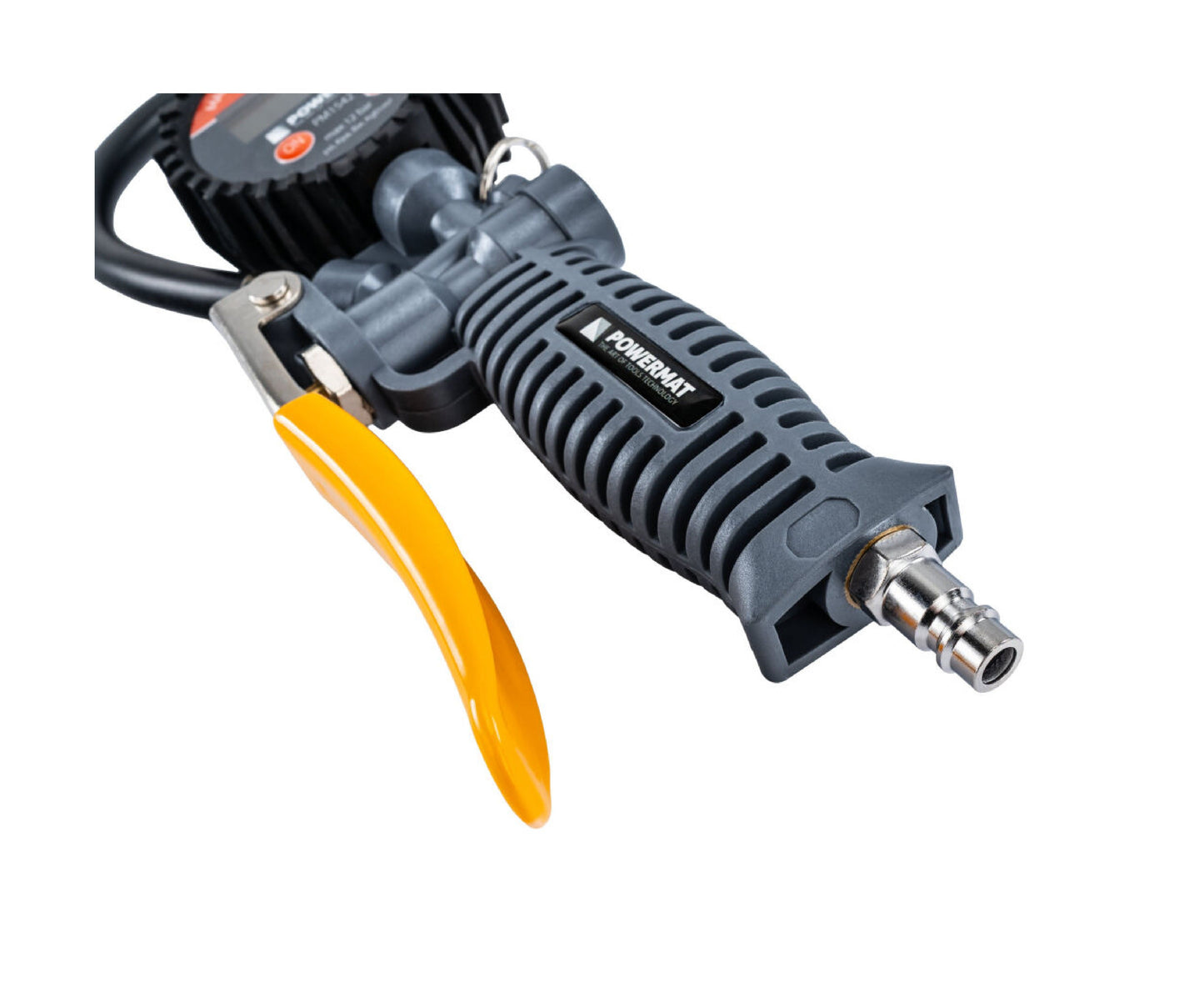 Pistol de umflat cu manometru cu afisaj LCD PM-PDPM-1T, 60 mm, Powermat PM1542