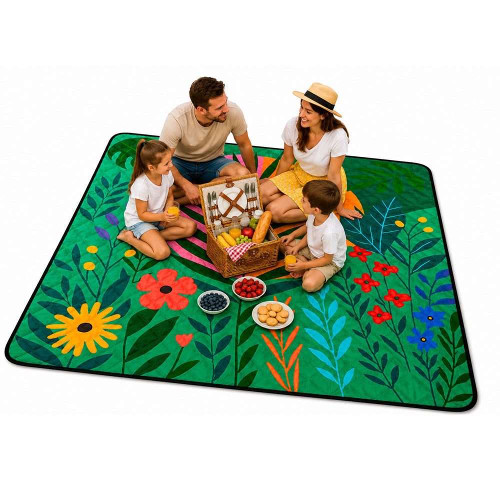 Patura de picnic multicolora, 100 x 150 cm, Lean 31065
