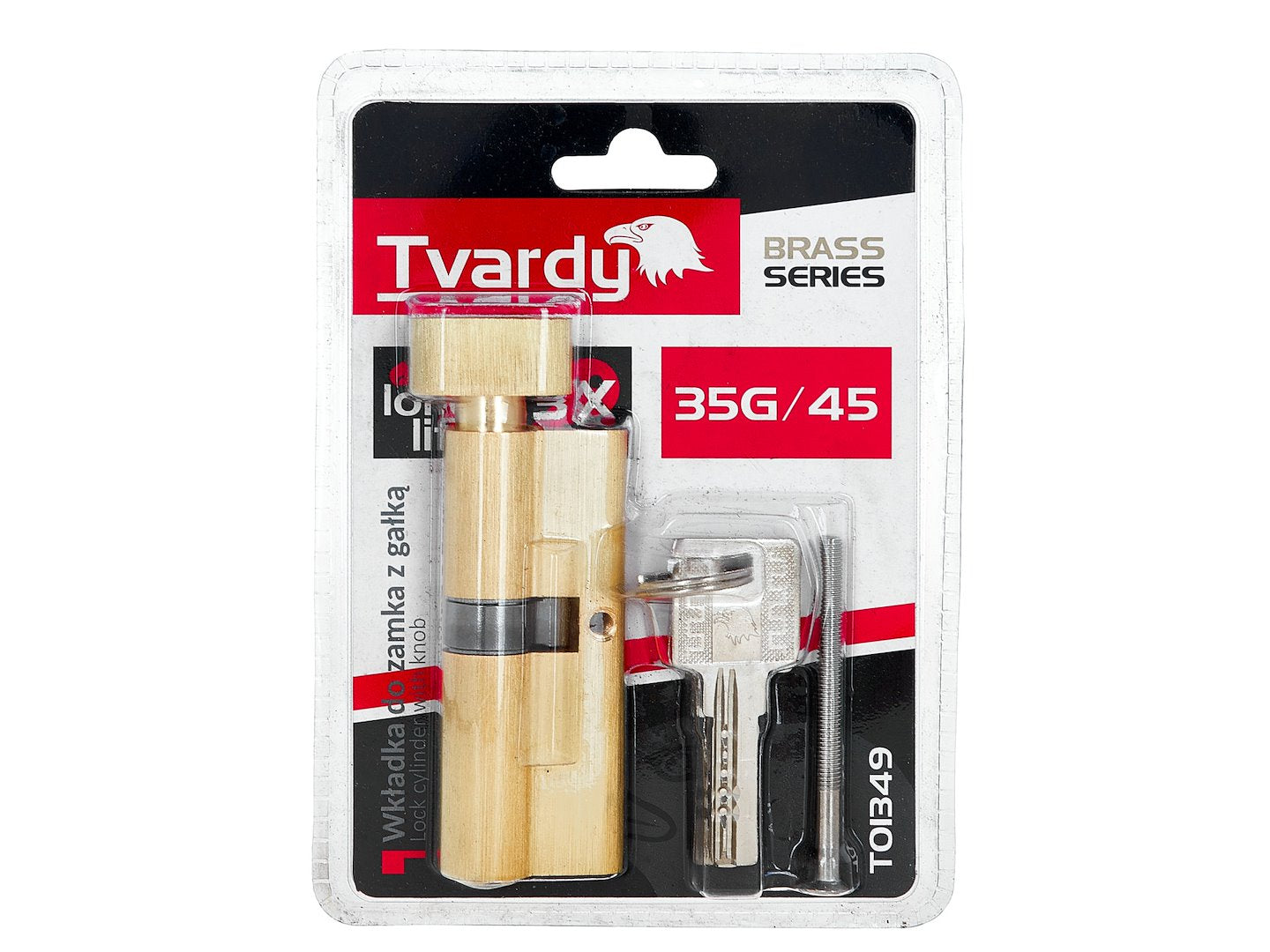 Butuc aluminiu Brass, 35g/45, Tvardy T01349