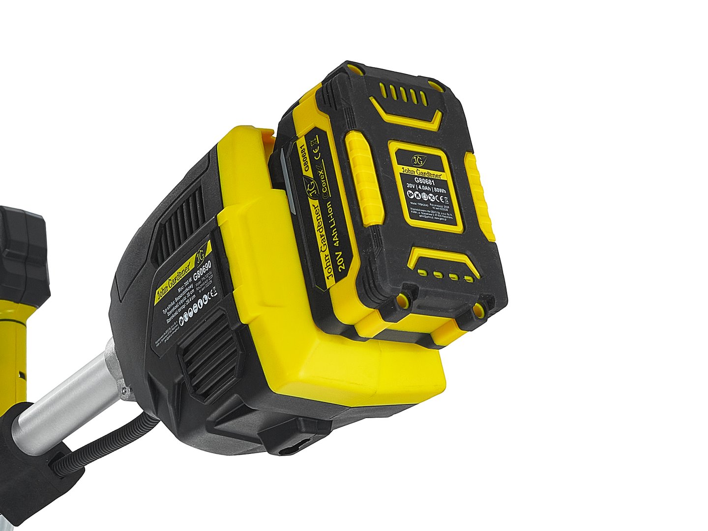 Motocoasa cu acumulator CoreX, 4 Ah, 20 V, John Gardener G80690