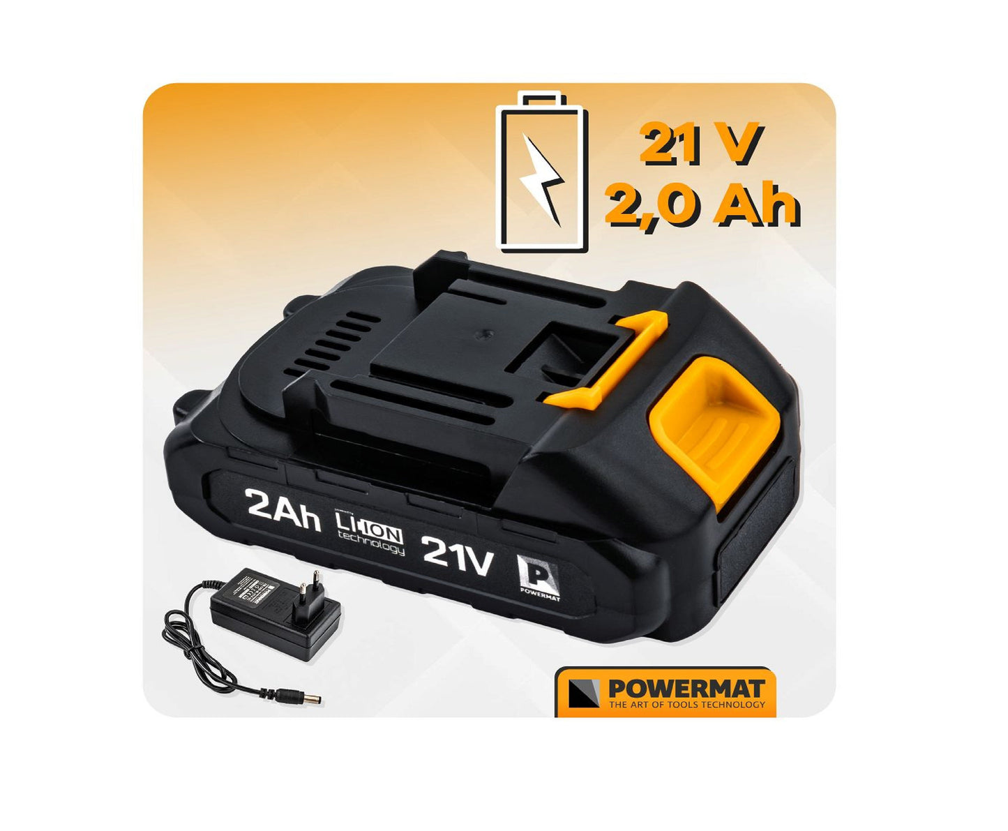 Masina de insurubat electrica cu acumulator PM-WA-21V-2M, 2 x 21 V, Powermat PM1411