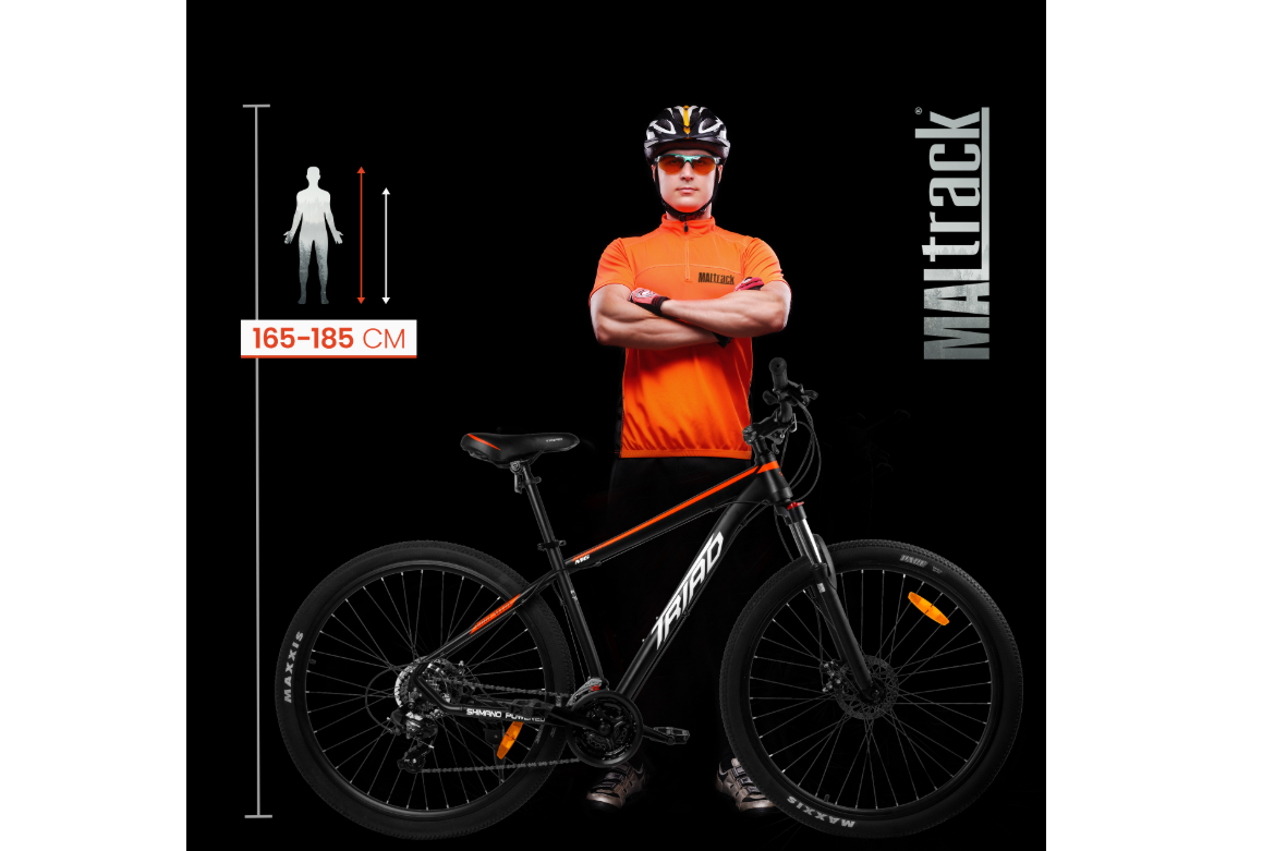 Bicicleta MTB29 XW14 Black, cadru 18", roti 29", MalTrack 112734