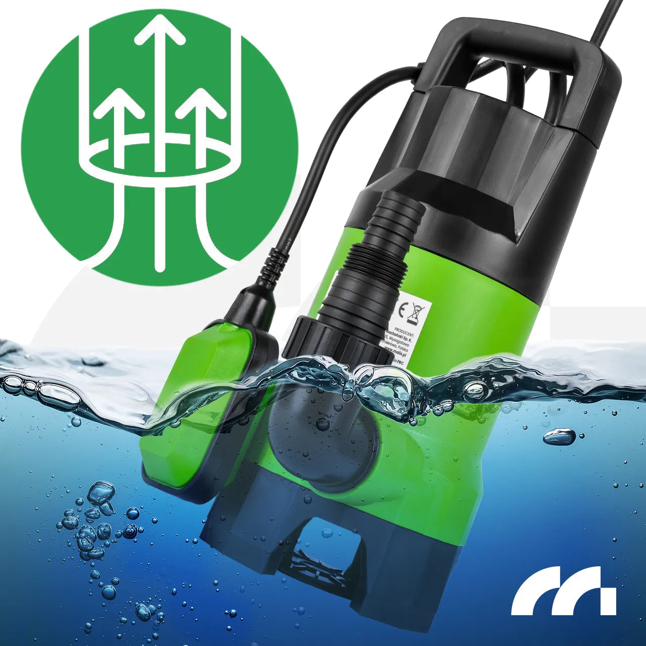 Pompa submersibila cu plutitor, 13000 l / h, 770 W, MalTec 112724