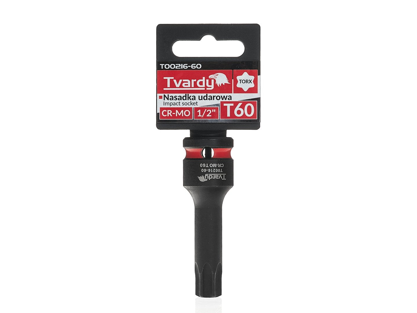 Cheie tubulara de impact TORX 1 / 2", T60, Cr-Mo, Tvardy T00216-60