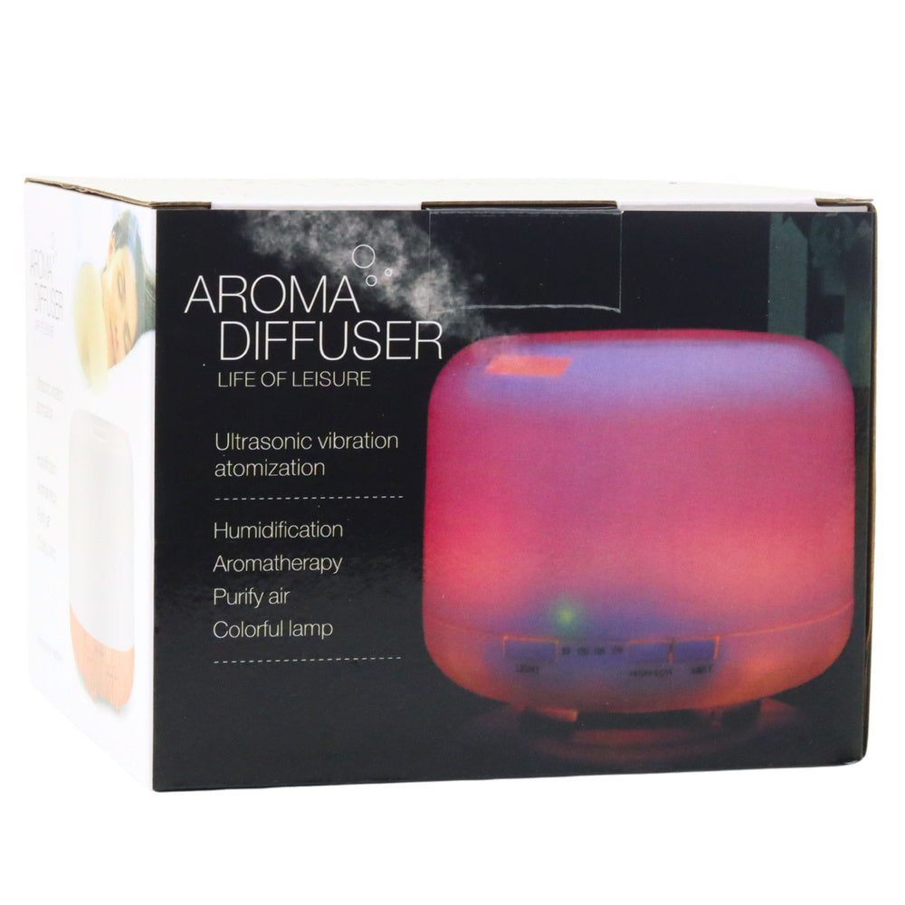 Umidificator de aer cu difuzor aromaterapie, lumina de veghe LED, 15 W, 300 ml, Lean 26786