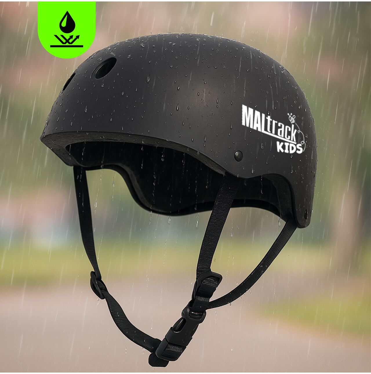 Casca de protectie pentru copii 48-54 cm, negru, MalTrack 112693