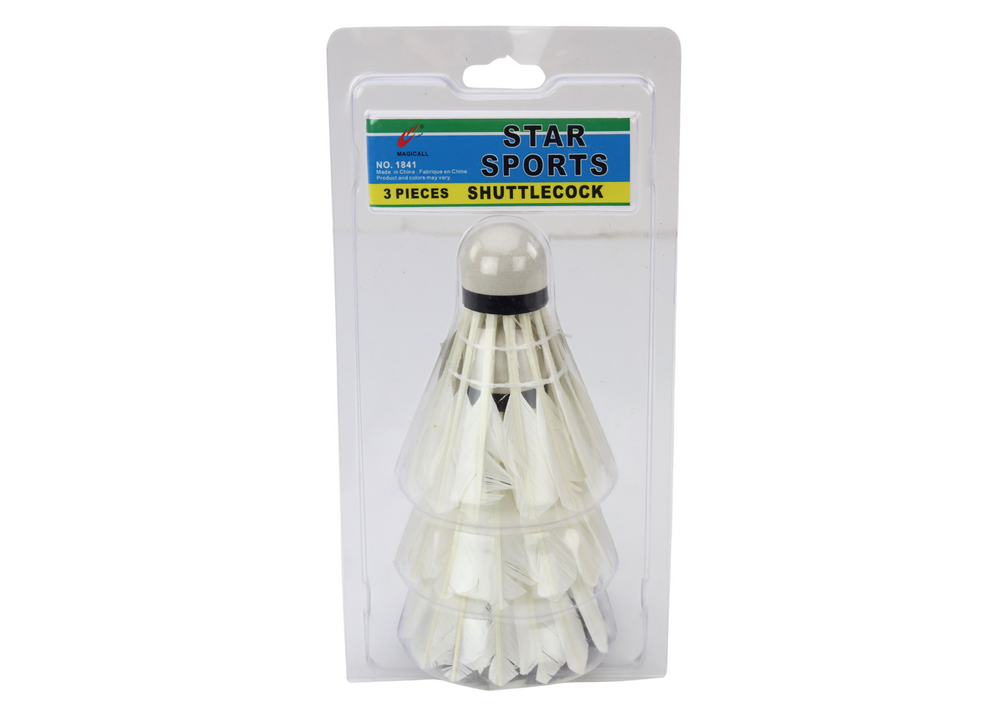 Set 3 fluturasi badminton, 8.5 x 6.5 cm, Lean 17509