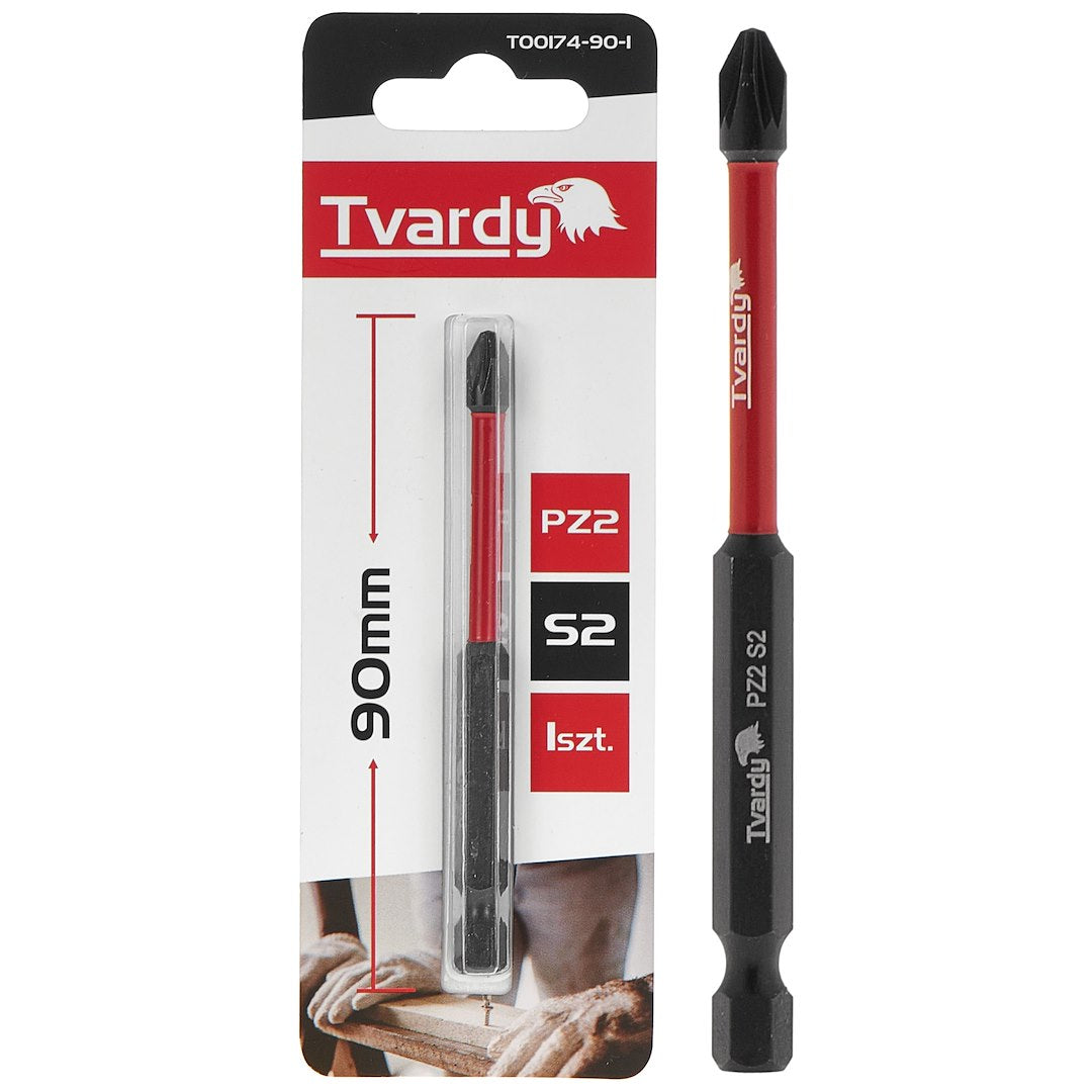 Bit de impact PZ2, 90 mm S2, Tvardy T00174-90-1