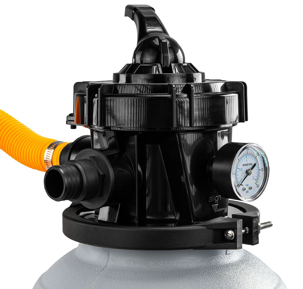 Pompa de nisip pentru piscine PM-PPDB-400JT, afisaj LCD, 10000 l / h, 400 W, Powermat PM1482