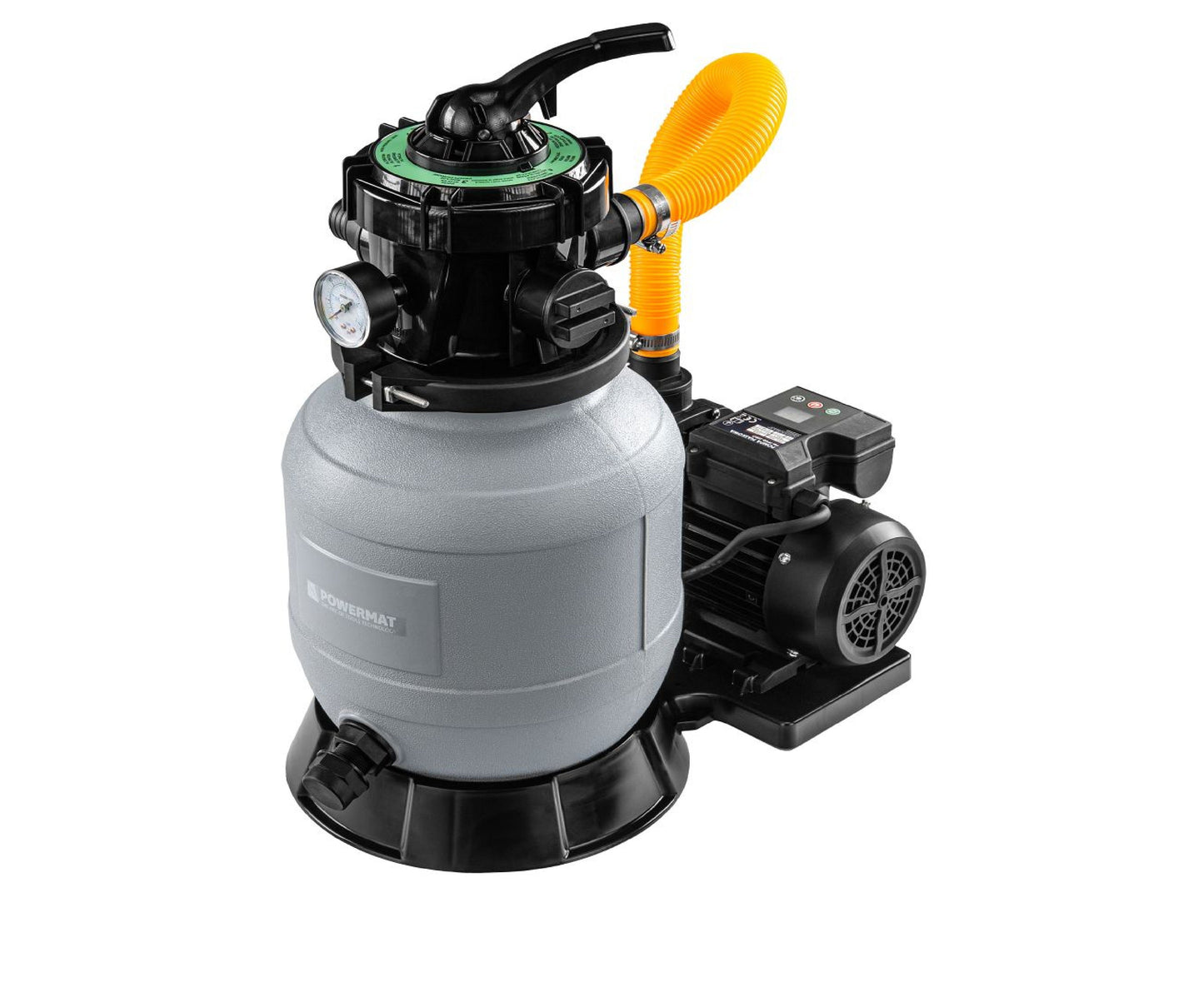 Pompa de nisip pentru piscina PM-PPDB-550JT, afisaj LCD, 13200 l / h, 550 W, Powermat PM1483