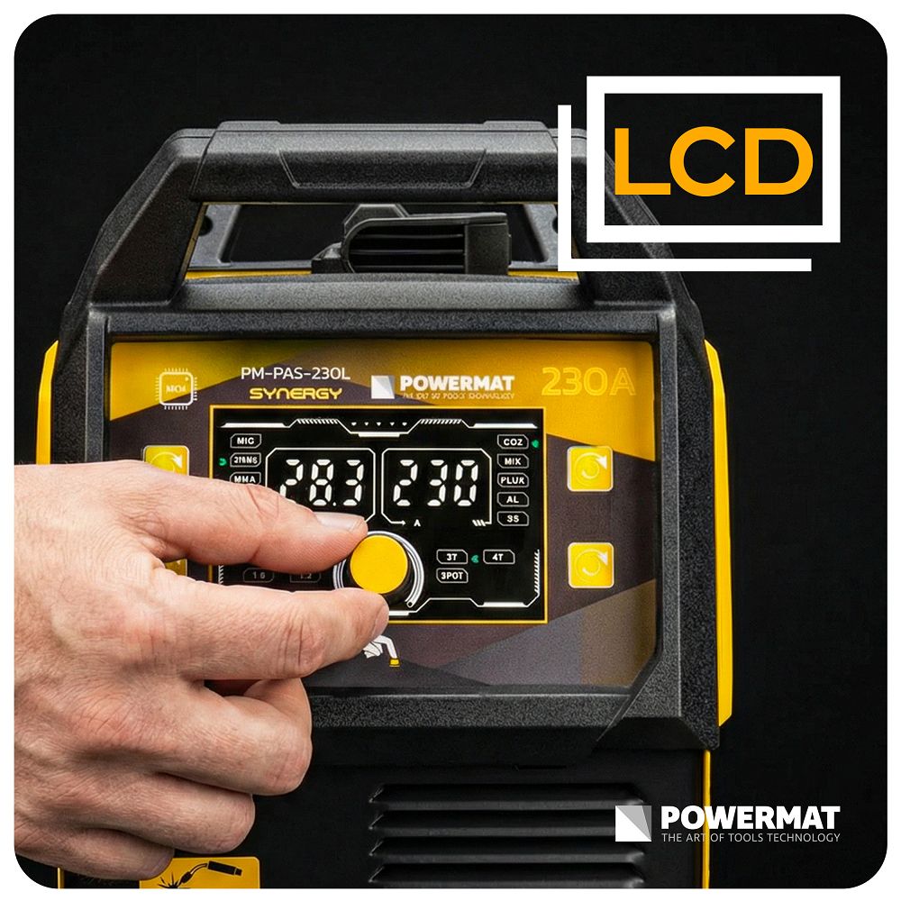 Aparat de sudura tip invertor MIG / MAG PM-PAS-230L, 230 A, Powermat PM1554