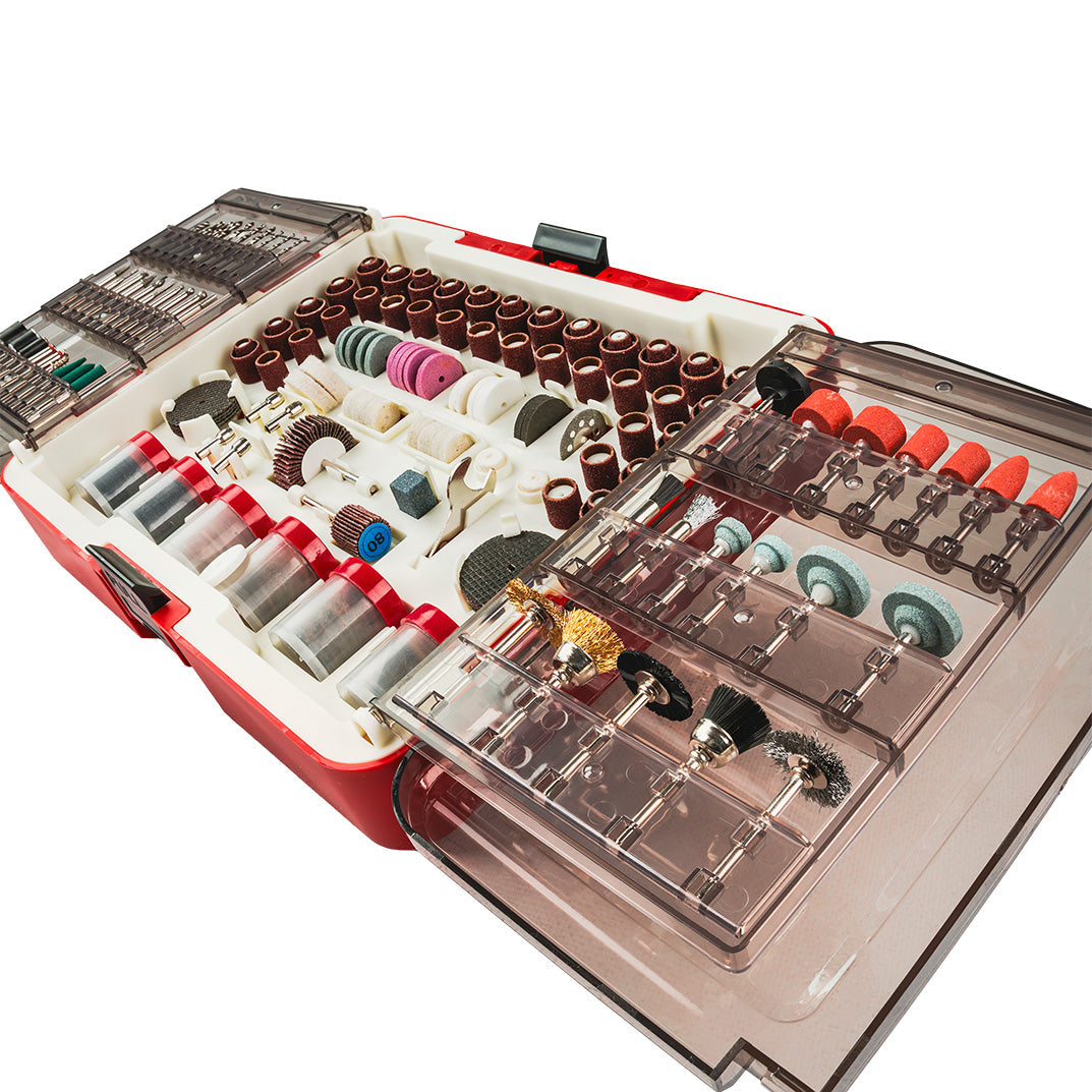 Set 418 accesorii pentru mini polizor, Raider 138409