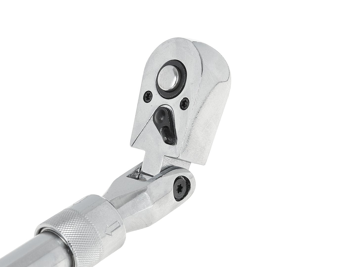 Cheie cu clichet cu cap flexibil si maner telescopic, 3 / 8", 285-375 mm, 72 T, Cr-V, Geko G10129