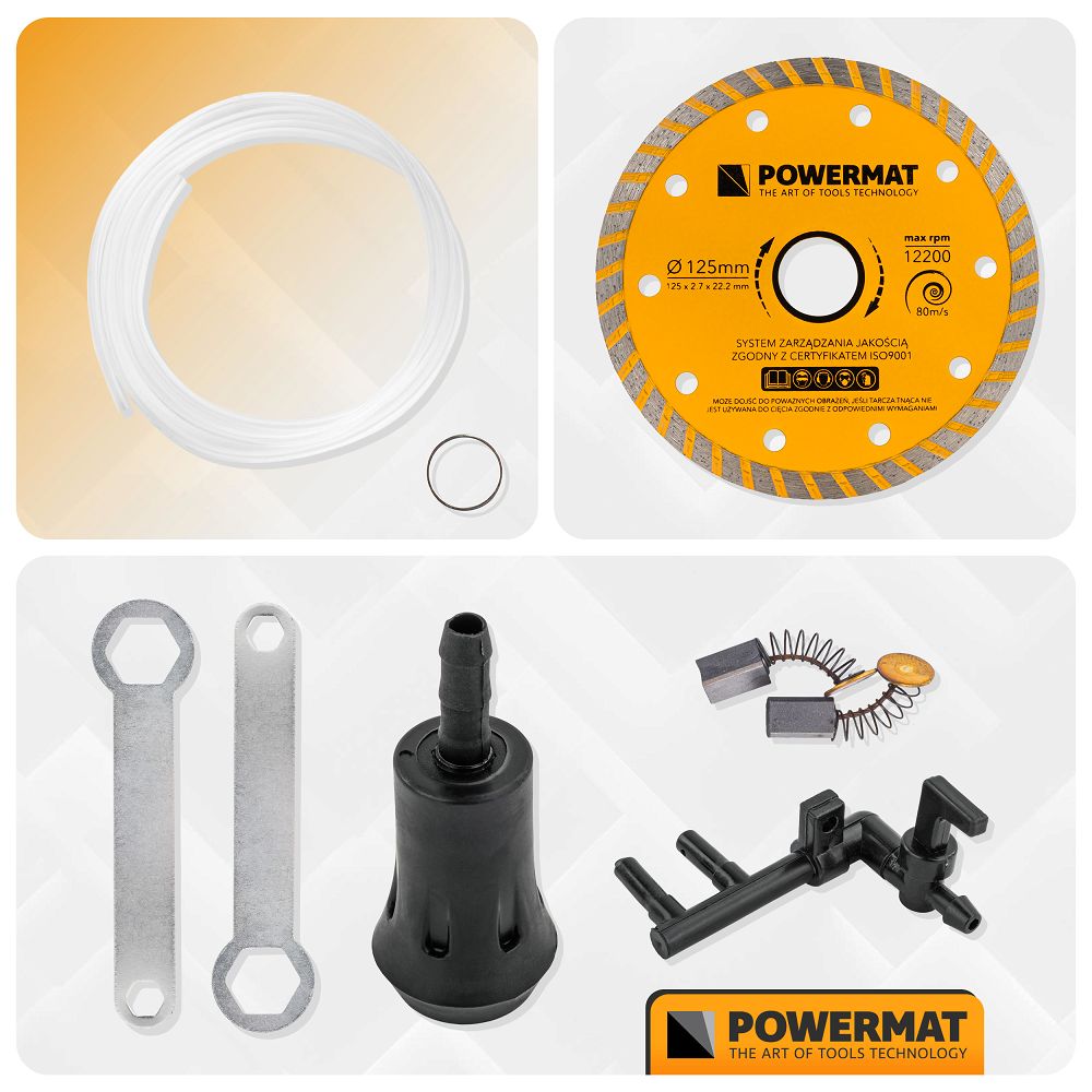 Fierastrau circular pentru debitat placi ceramice, gresie si faianta PM-PDG-1400T, 1400 W, Powermat PM1416