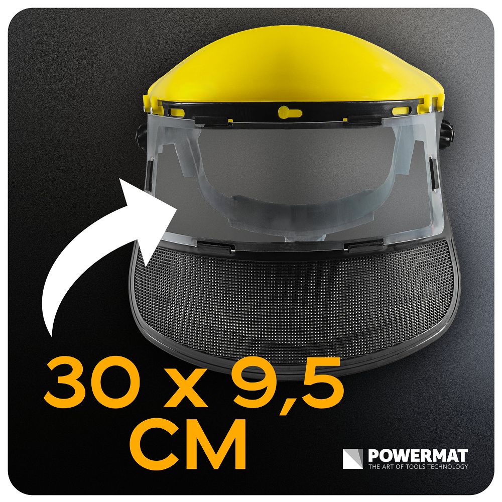 Casca pentru protectie motocoasa cu viziera PM-MDK-PS1M, Powermat PM1657