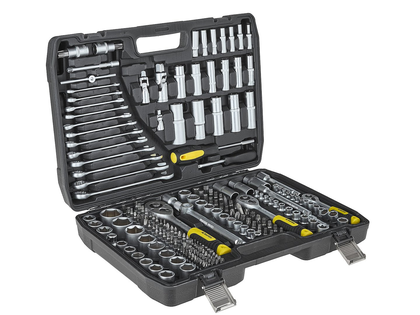 Set chei tubulare, 216 piese, 1/4", 3/8" si 1/2", Keltin K00099