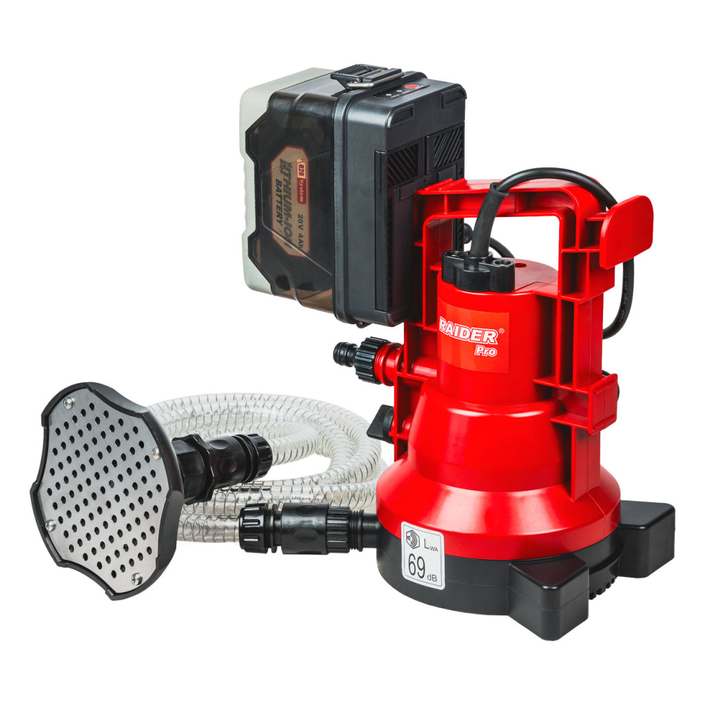 Pompa pe acumulator Solo RDP-CWP20 (fara acumulator si incarcator), 53 l / min, 10m, Raider 075753
