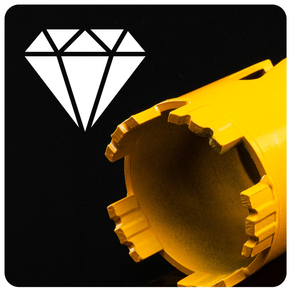 Carota diamantata segmentata PM-DWK-68x95M14M, 68 mm, Powermat PM1627