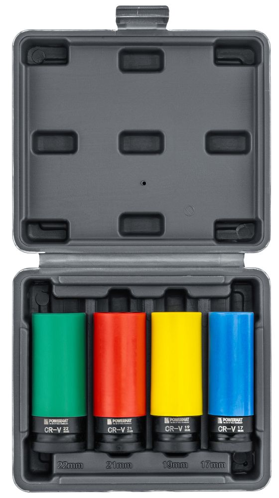 Set chei tubulare de impact PM-ZNU-1722T, 3 bucati, Powermat PM1379