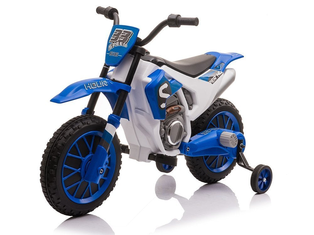 Motocicleta electrica XMX616, albastru, Lean 9013