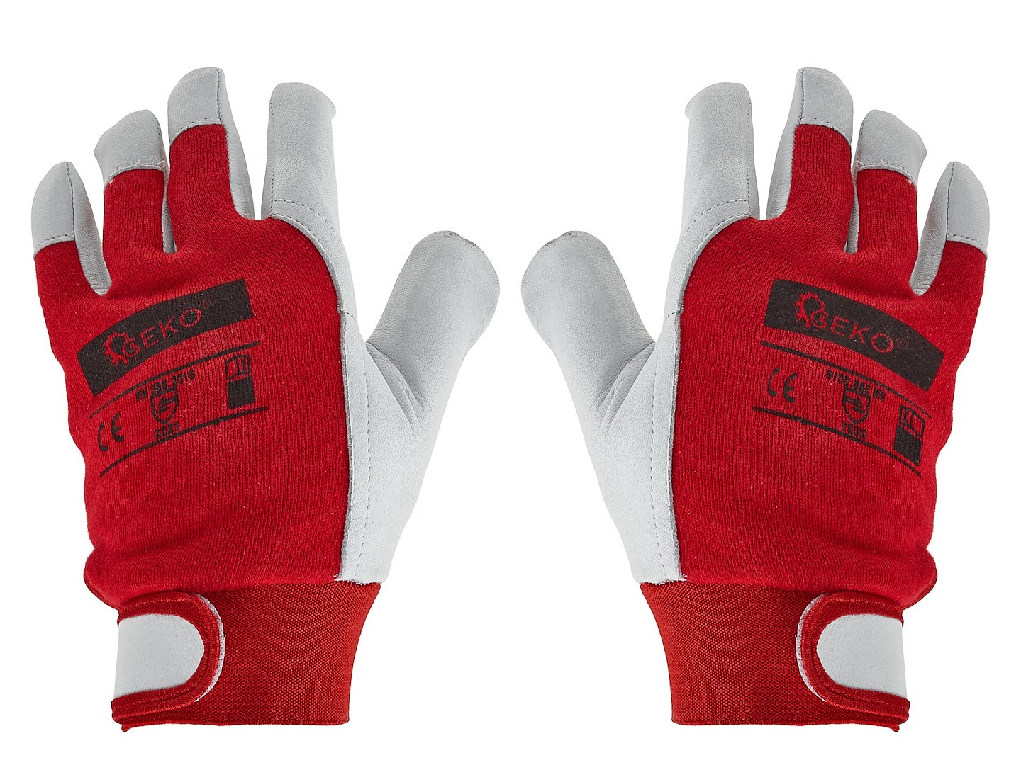 Manusi de lucru din piele de capra, marimea 9, Geko G73516