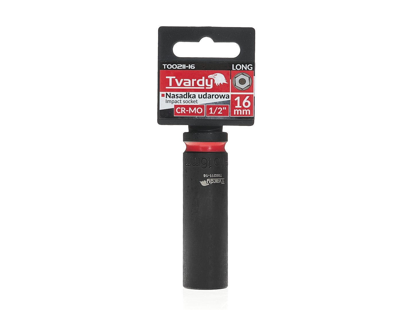 Cheie tubulara de impact in 6 puncte 1 / 2", Cr-Mo, Tvardy T00211-16