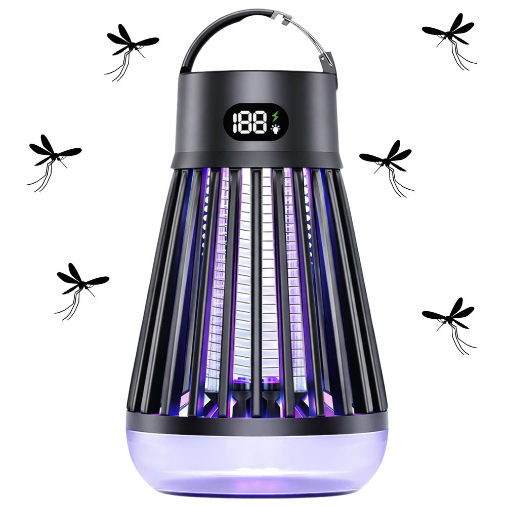 Lampa electrica anti-tantari, lumina UV, negru, Lean 28881