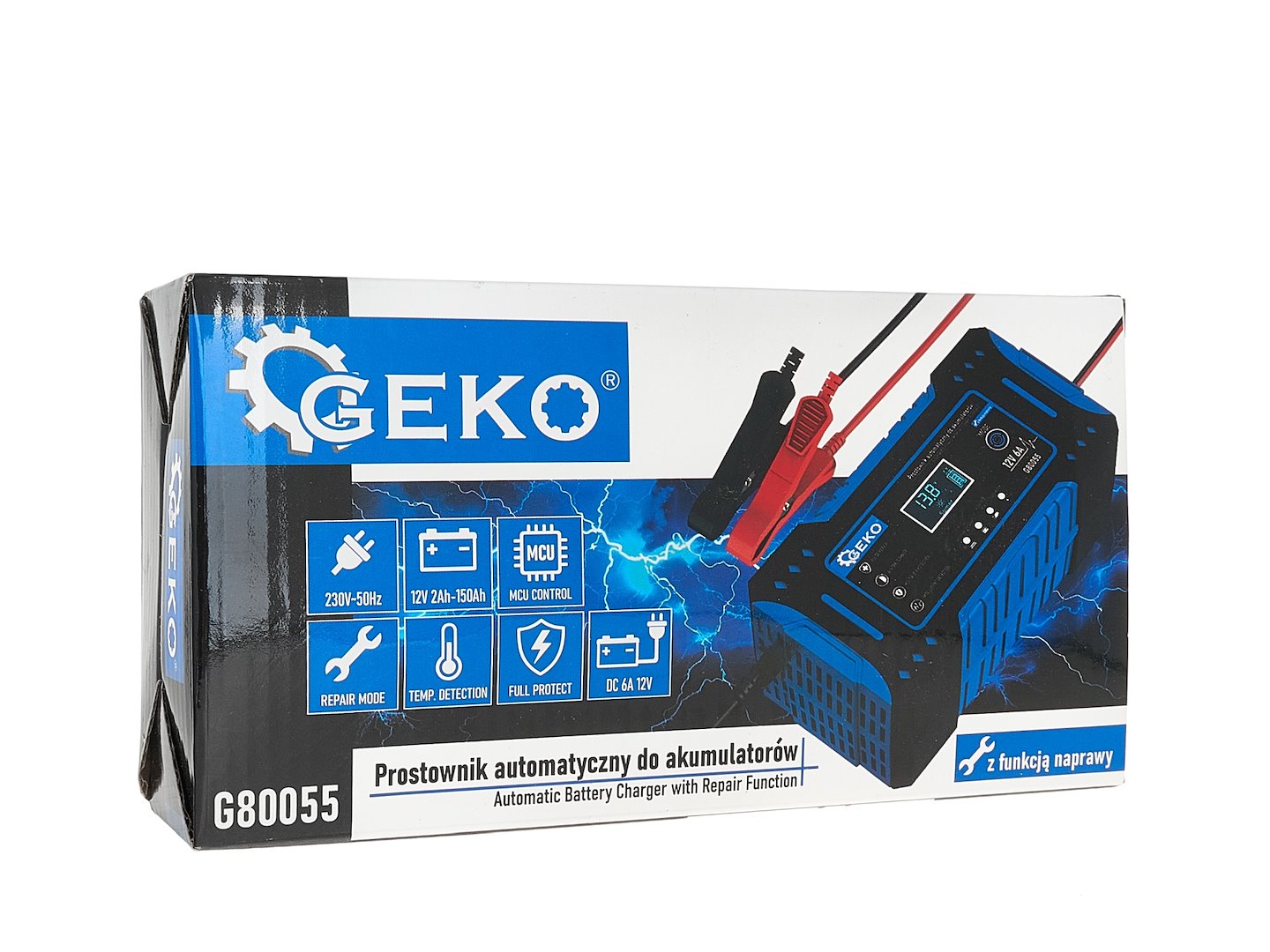 Starter auto multifunctional cu functie de reparare, 12 V, 6 A, Geko G80055