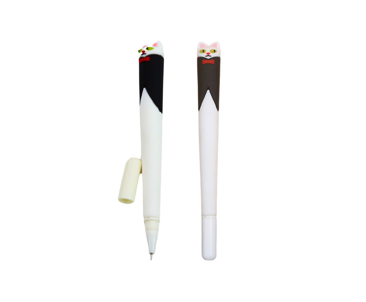 Pix cu gel pisica, alb-negru, Lean 21748
