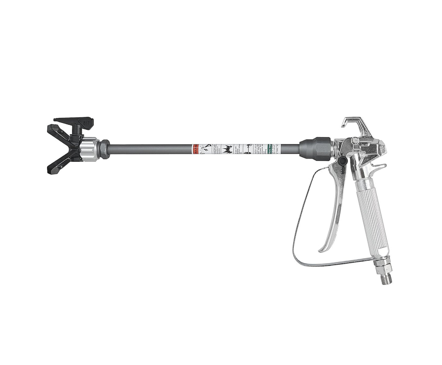 Agregat de vopsire hidrodinamic X6, 650 W, 200 bar, debit 1,4 l/min, cu pistol X-450 Si furtun de 7,5 m, Geko G80775
