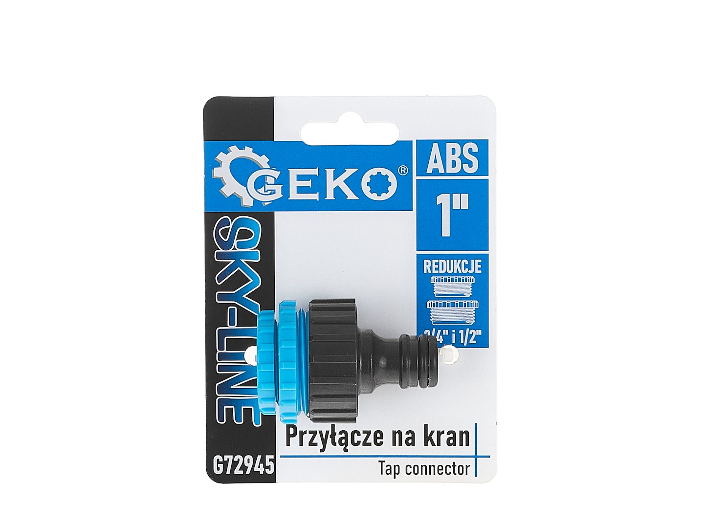 Conector de robinet de 1" cu reductie de 3 / 4" si 1 / 2" Sky-Line, Geko G72945