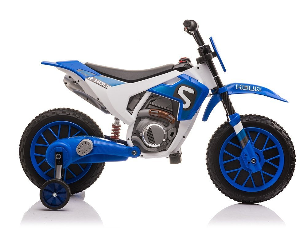 Motocicleta electrica XMX616, albastru, Lean 9013