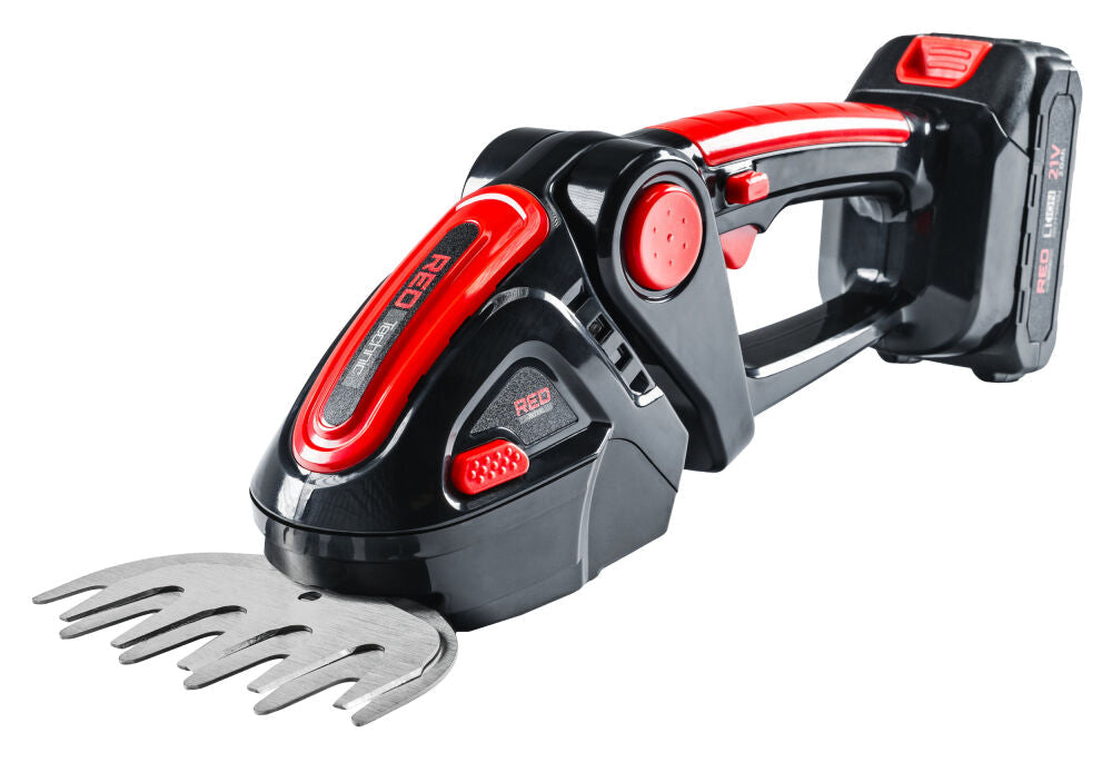 Foarfeca electrica pe acumulator pentru tuns iarba / arbusti, 21 V, Red Technic RTANTK0171